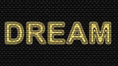 Rüya. Döngü görüntüleri. Illüstrasyon.