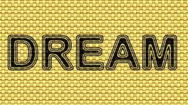 Rüya. Döngü görüntüleri. Illüstrasyon.