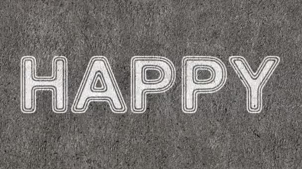 Щасливий Кадри Циклічного Відтворення Мають Роздільну Здатність Праруд 4444 — стокове відео
