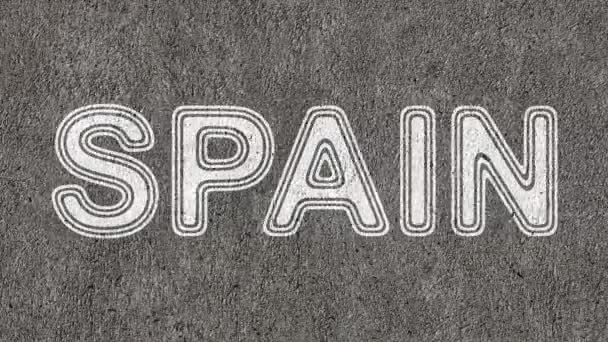 Spanien Looping Footage Har Upplösning Prores 4444 — Stockvideo