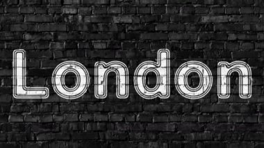 Londra. Döngü görüntüleri 4k çözünürlüğe sahiptir. Prores 4444.