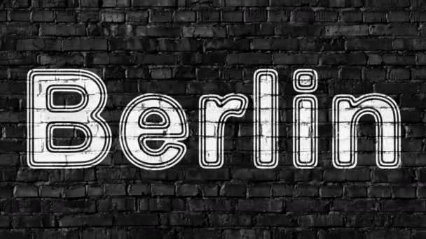 Berlin Looping Footage Has Resolution Prores 4444 — Stock Video