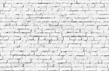 Beyaz Brickwall dikişsiz doku.