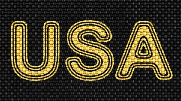 Usa Nella Texture Fabric Illustrazione — Foto Stock