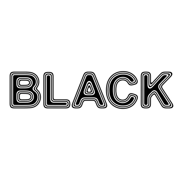 Negro Fondo Blanco Ilustración — Foto de Stock