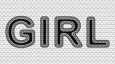 Kız. Döngü görüntüleri. Illüstrasyon