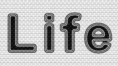 Hayat. Döngü görüntüleri. Illüstrasyon