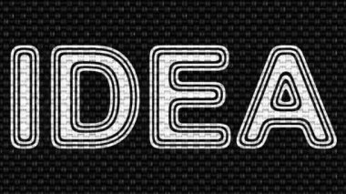 Fikir. Döngü görüntüleri. Illüstrasyon