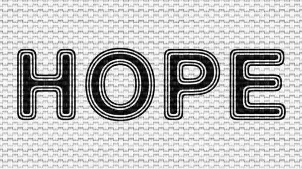 Esperança Looping Footage Ilustração — Vídeo de Stock