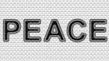 Barış. Döngü görüntüleri. Illüstrasyon