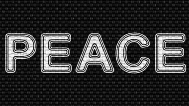 Barış. Döngü görüntüleri. Illüstrasyon