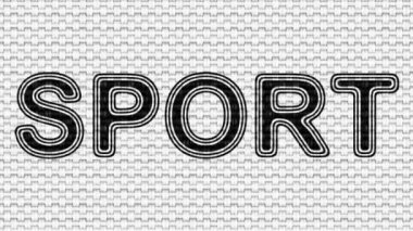 Spor. Döngü görüntüleri. Illüstrasyon