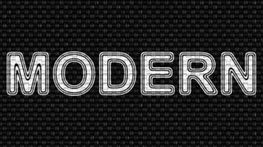 Modern. Döngü görüntüleri. Illüstrasyon