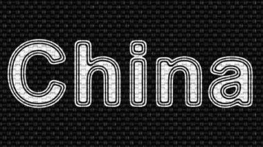 Çin. Döngü görüntüleri. Illüstrasyon