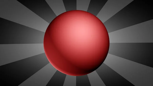 抽象的な背景と赤いボール — ストック写真