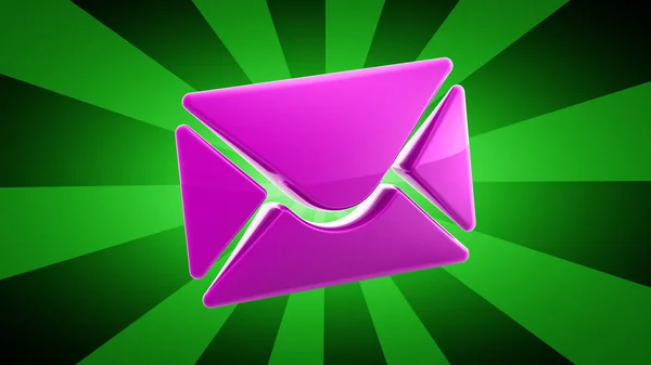 E-mail icon in green background.