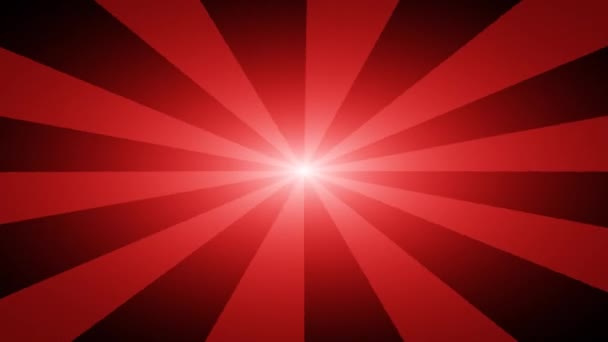 Red Abstract Background Rays Looping Footage Prores 4444 Resolution — Stock Video