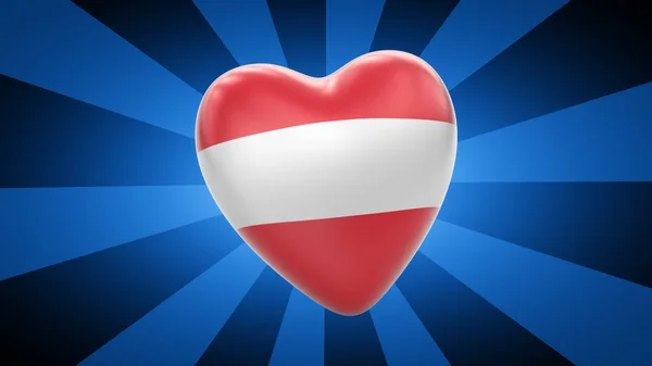 Flag Austria Blue Striped Background Illustration — Stock Photo, Image