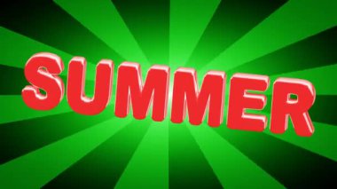 Yaz. Döngü görüntüleri, 4k çözünürlük.