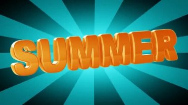 Yaz. Döngü görüntüleri, 4k çözünürlük.