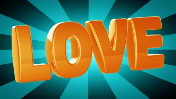 Com Amor Looping Footage Resolução — Vídeo de Stock