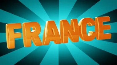 Fransa. Döngü görüntüleri, 4k çözünürlük.