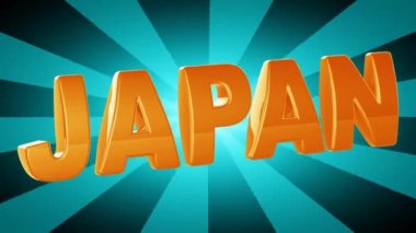 Japonya. Döngü görüntüleri, 4k çözünürlük.