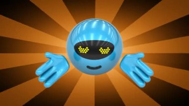 Hoş geldi -niz. Döngü görüntüleri 4k çözünürlüğe sahiptir. 3d İllüstrasyon.