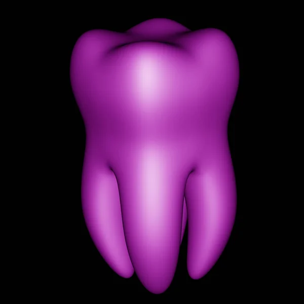 歯の形状 3Dイラスト — ストック写真
