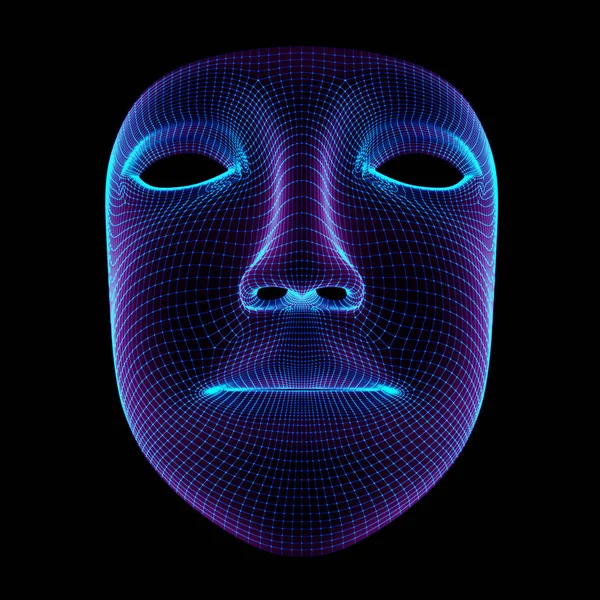Grade Uma Máscara Ilustração — Fotografia de Stock