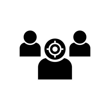 İnsan hedef simgesini, gölge resim