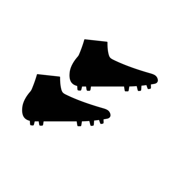 Football Boots Icon Shade Picture — Stock Vector