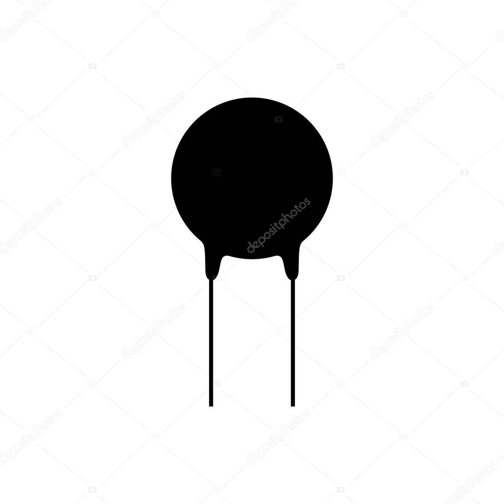 Electronic component varistor icon
