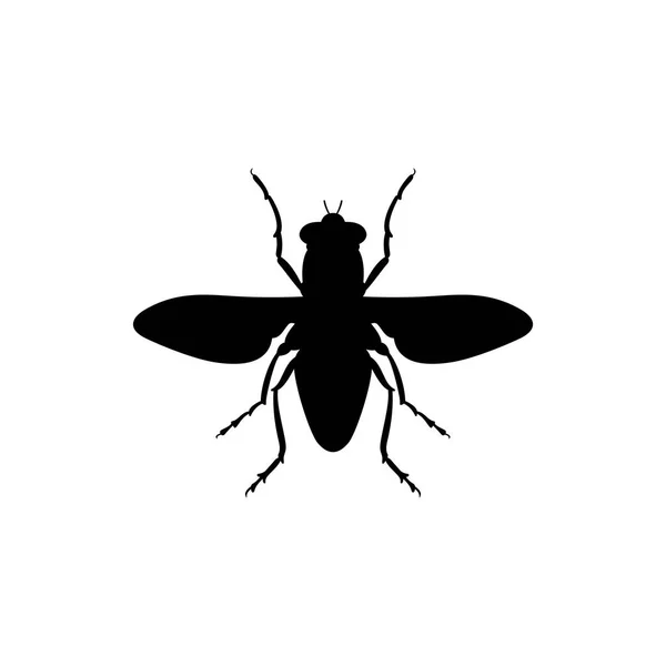 Fläckig Kött Flyga Spyflugor Fly Ikonen — Stock vektor
