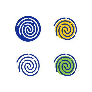 Parmak baskı simgeler kümesi