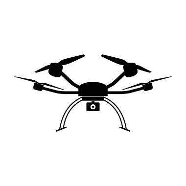 Dört helikopter simgesi, gölge resim