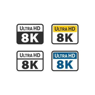 Ultra Hd 8k simgeler