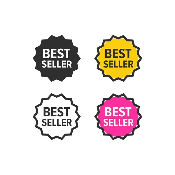 Set Best Seller Icons — Stock Vector