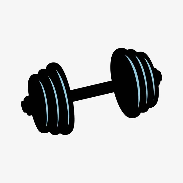 Weight Training Collapsible Dumbbell — Stock Vector