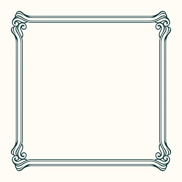 带装饰角的矢量框架 — 图库矢量图片