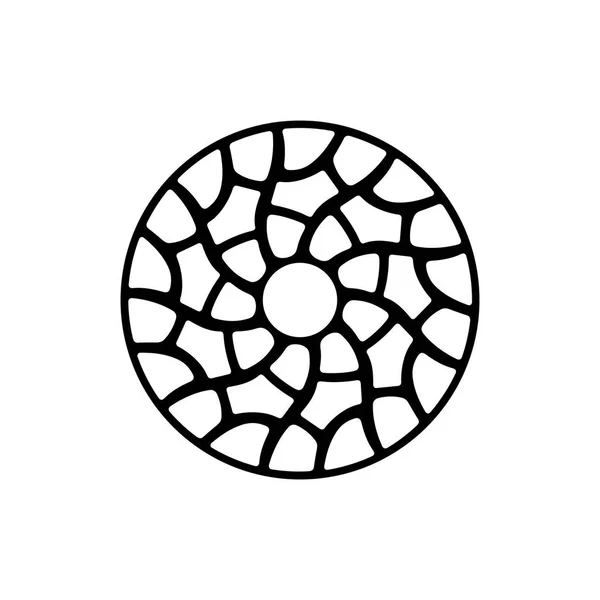Значок Круглого Шлифовального Колеса — стоковый вектор