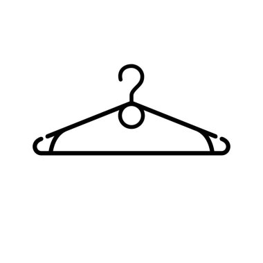 Elbise askısı simgesi, gölge resim