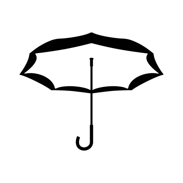 Öppna Paraply Ner Visa — Stock vektor
