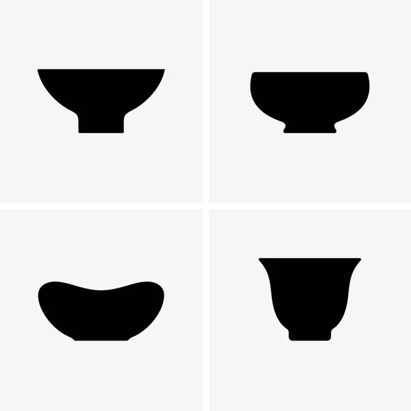 Piola Payola Small Ceramic Tea Bowl — Stock Vector