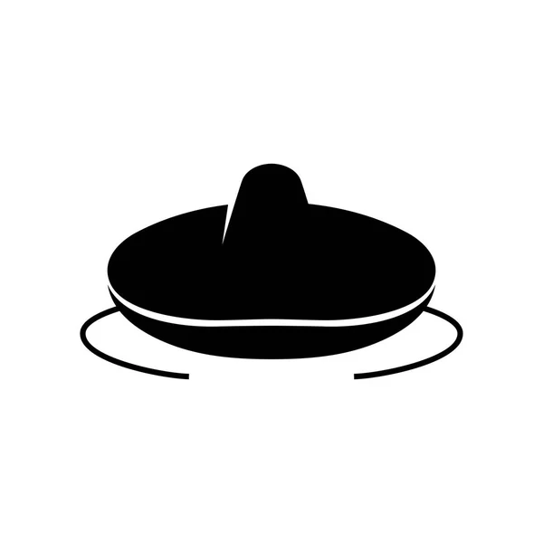 Sombrero Chapeau Large Bord — Image vectorielle