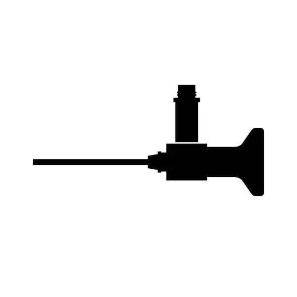 Rhinoscope Nasoscope Medische Buis Achtig Instrument — Stockvector