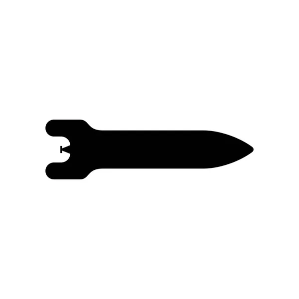 Bomba Aerea Esplosiva Arma Incendiaria — Vettoriale Stock