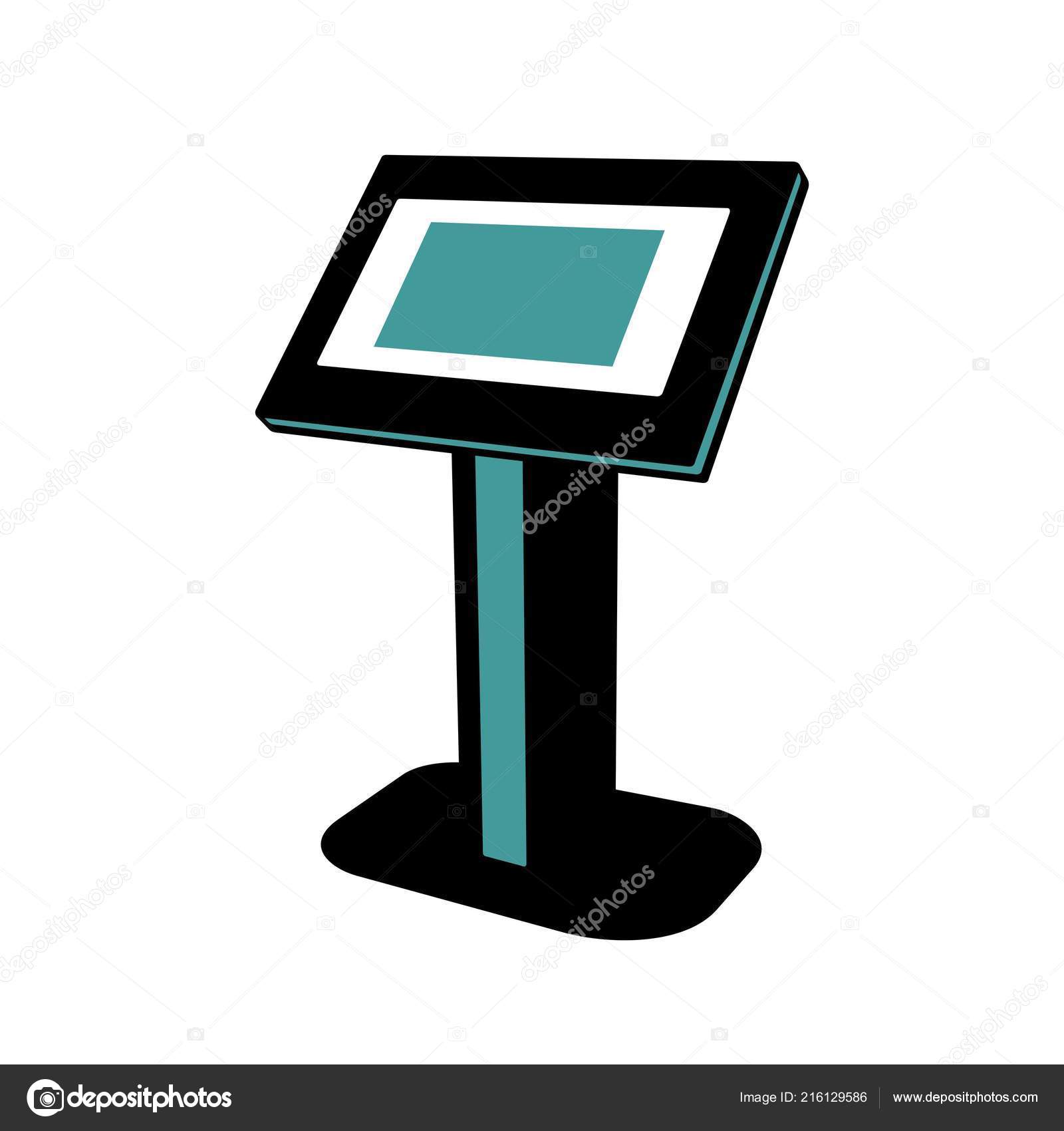 Интерактивный Сенсорный Экран Векторное Изображение ©Den.Barbulat.