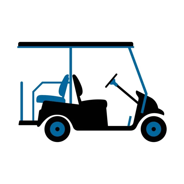 Golf Cart Car — Stock Vector