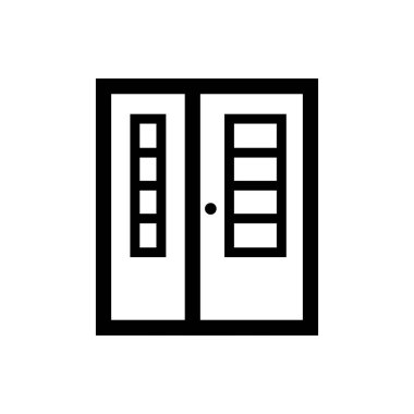 Çift Ofis kapı ile pencere eşiği